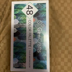 GenCrafts Watercolor Paint Palette -Includes 48 Premium Colors
